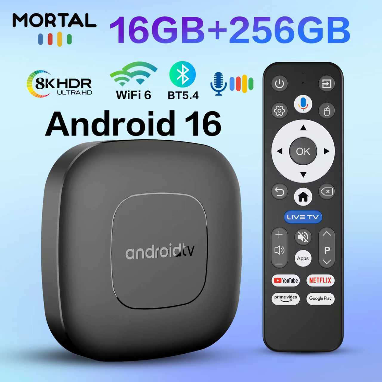 Home Cinema Youtube - TV Box Android 16 Google Assistant