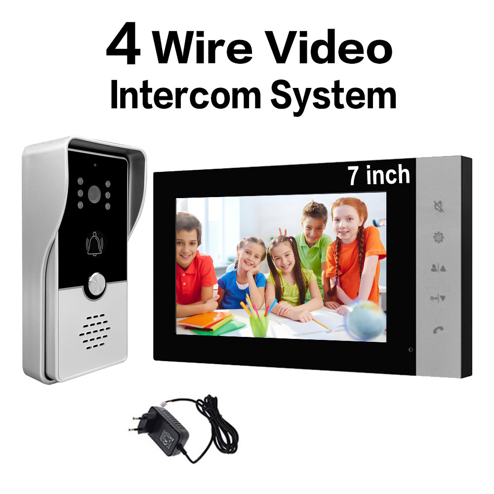 Home Cinema Wall Panels - 4 Wire 7 Inches Wired Video