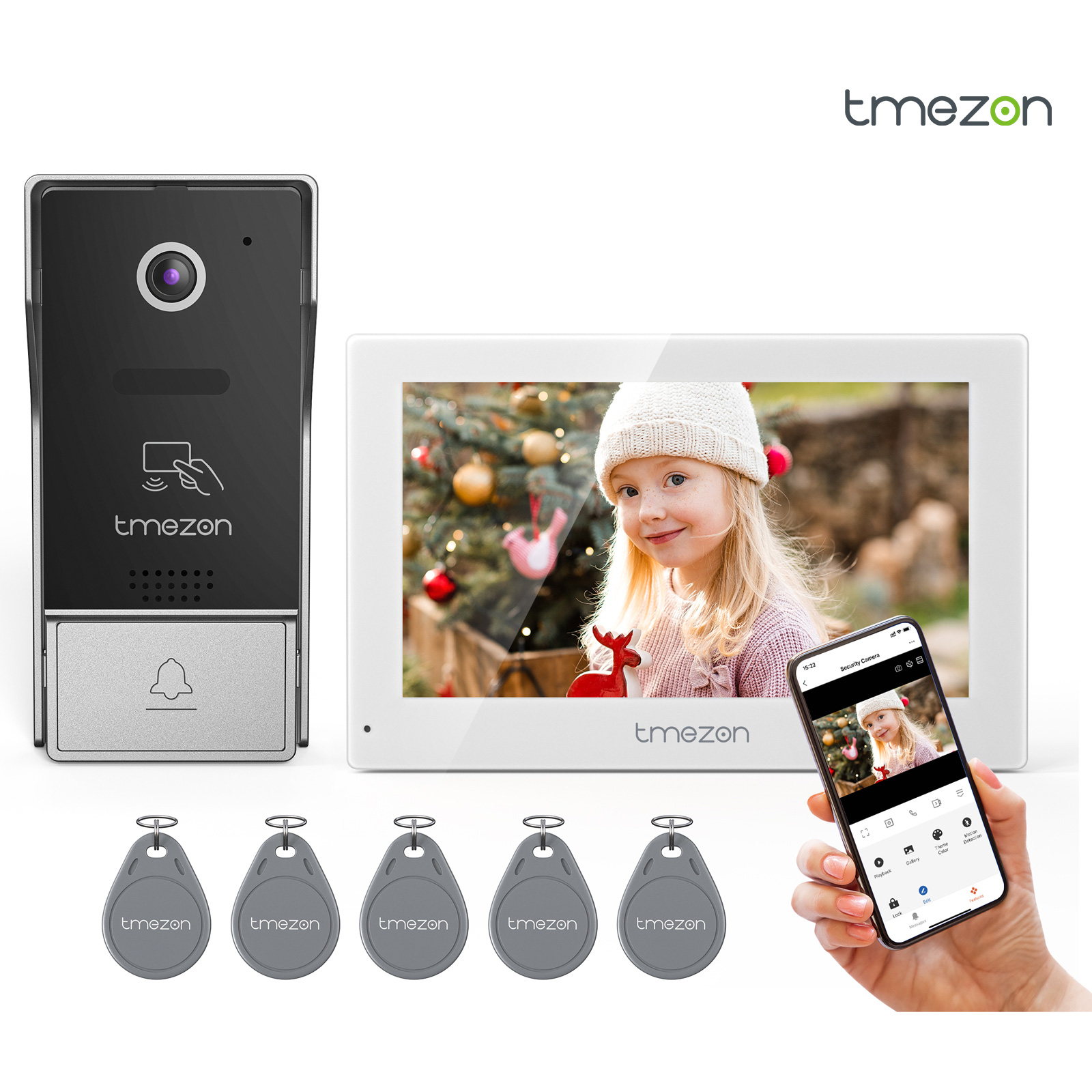 Home Cinema Wall Panels - TMEZON 7 Inch 1080P Màn Hình