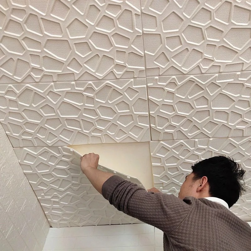 Home Cinema Wallpaper - 5-20pcs 35*35cm Ceiling 3d Home Bedroom