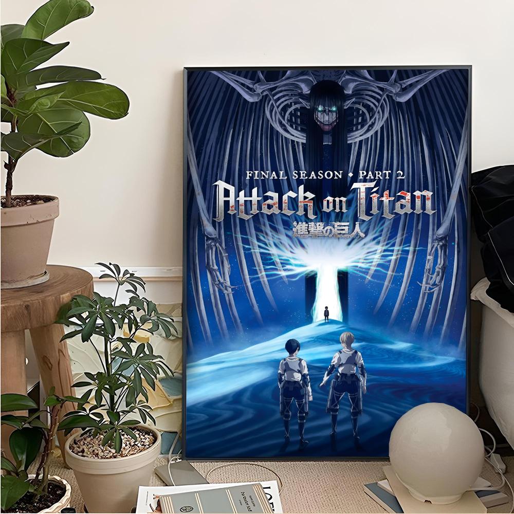 Anime Attack On T-Titan Painti - đánh giá và giá Home Cinema Wallpaper
