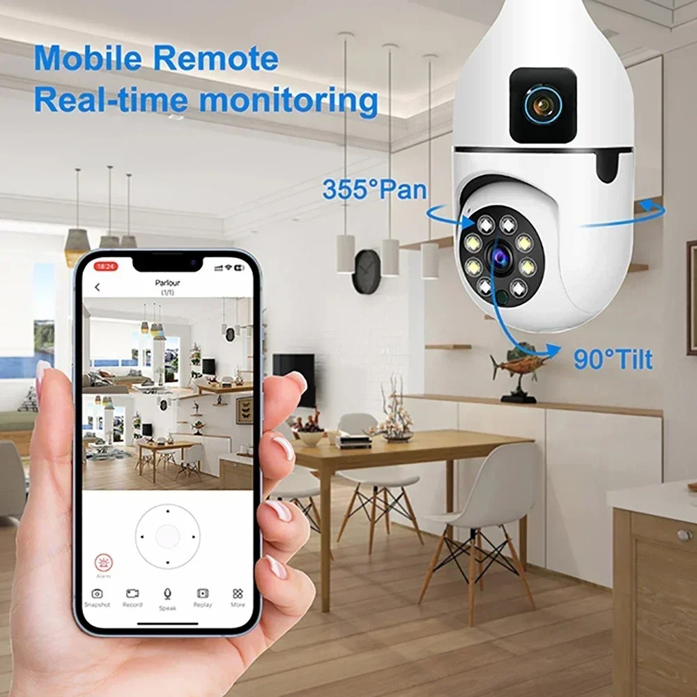 E27 Bulb Surveillance Security - đánh giá và giá Home Cinema Wall Panels