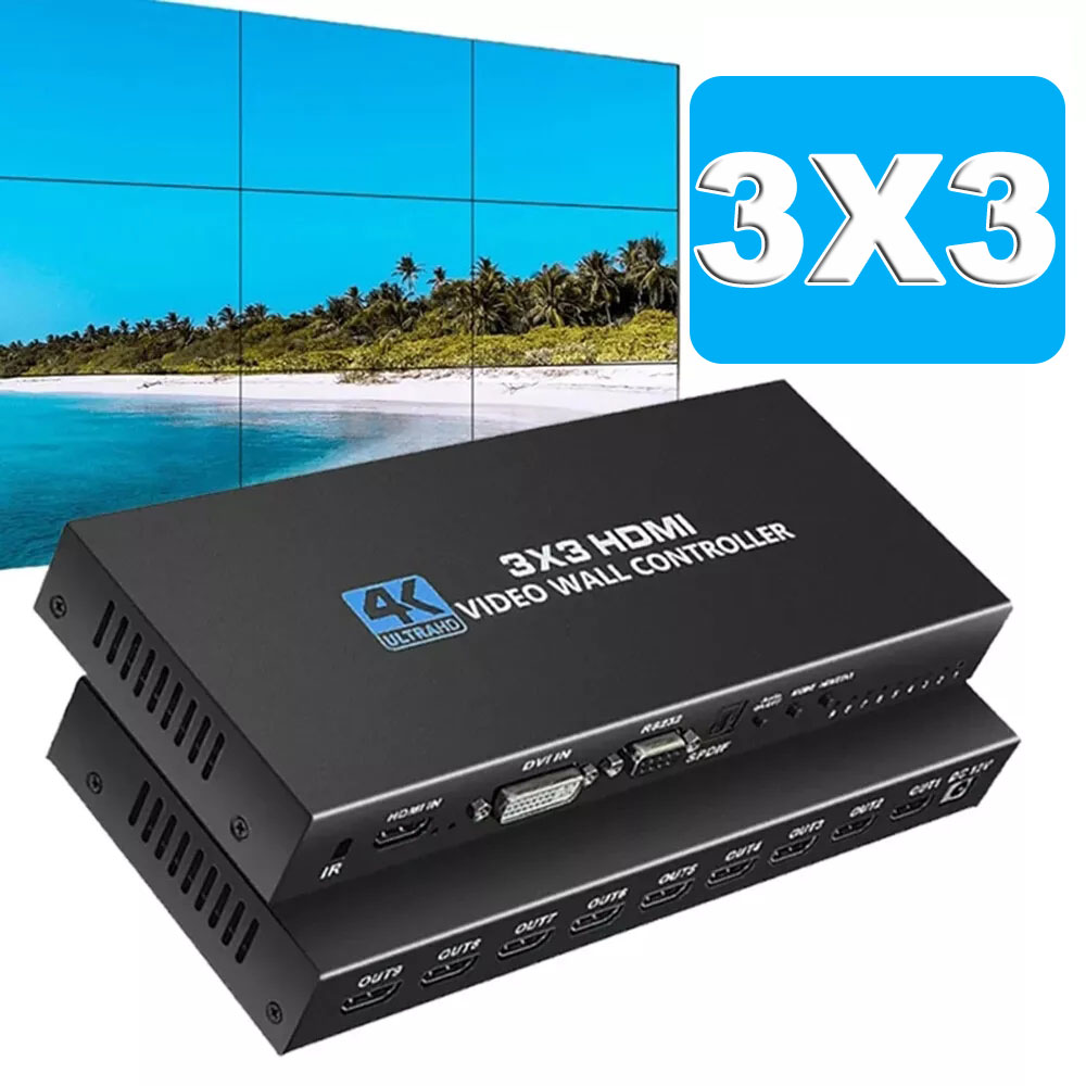 4K HDMI Video Wall Controller  - đánh giá và giá Home Cinema Wall Panels