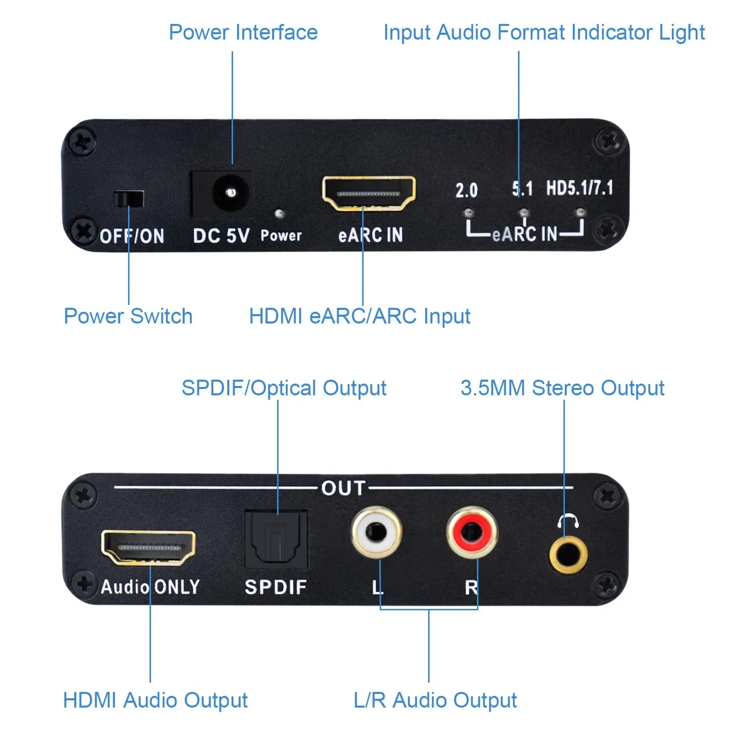 192KHz HDMI EARC ARC to RCA Au - đánh giá và giá Hdmi Arc Cable