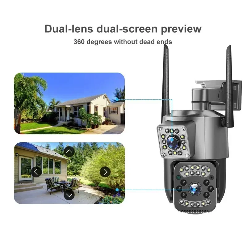 8MP WIFI IP Camera 4K PTZ Dual - đánh giá và giá Home Cinema Outdoor