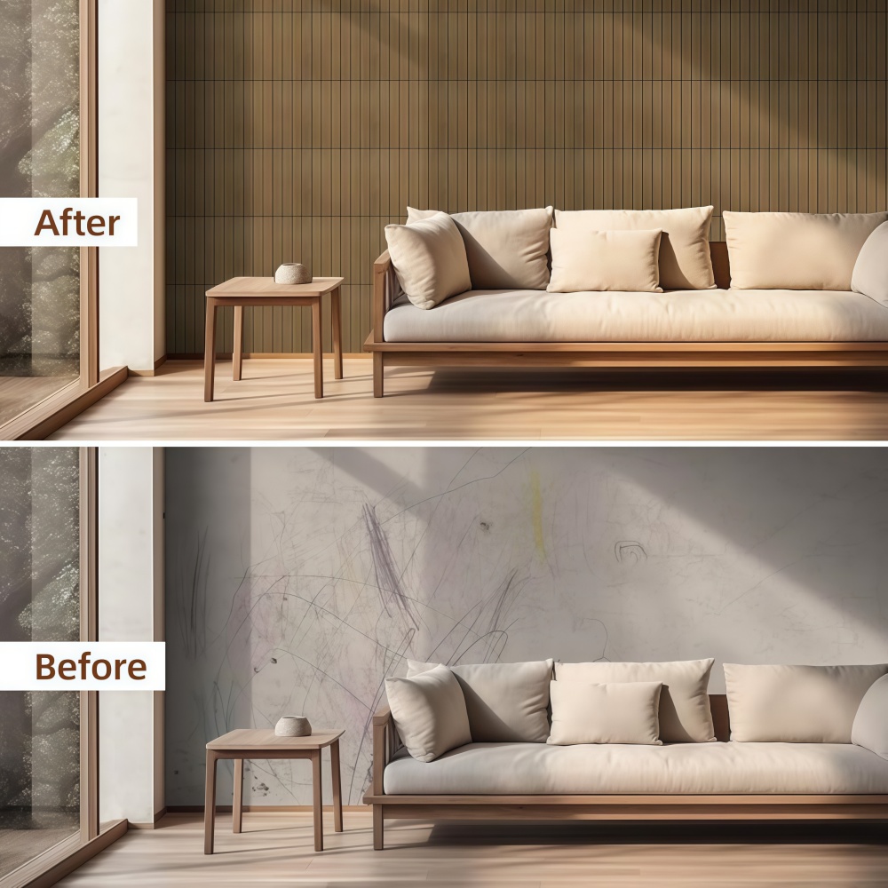 10PCS Grille 3D Wall Sticker R - đánh giá và giá Home Cinema Wallpaper
