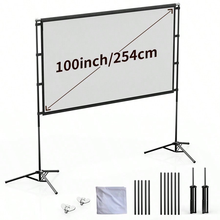 XBJ 100 Inch 4K Ultra HD Proje - đánh giá và giá Home Cinema Outdoor