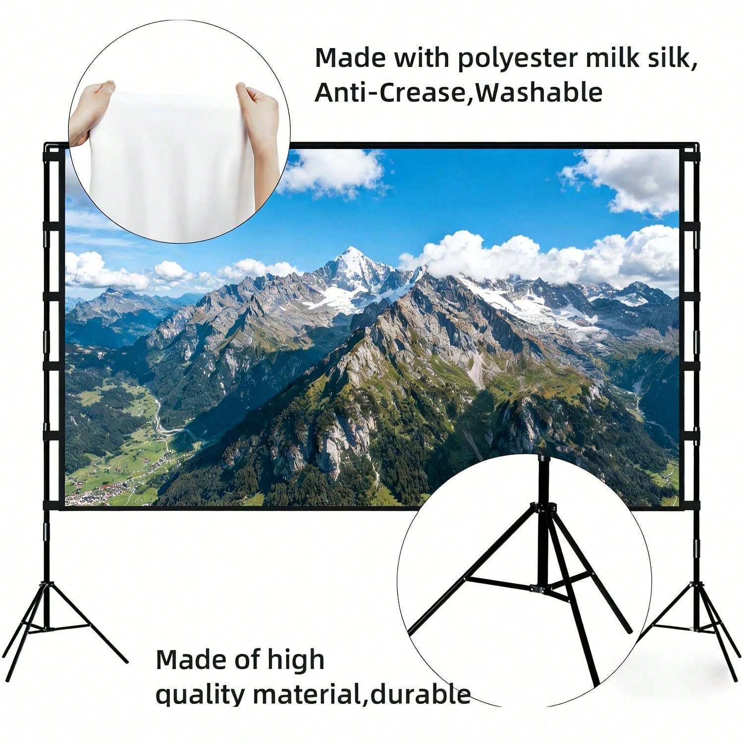 XBJ 100 Inch 4K Ultra HD Proje - đánh giá và giá Home Cinema Outdoor