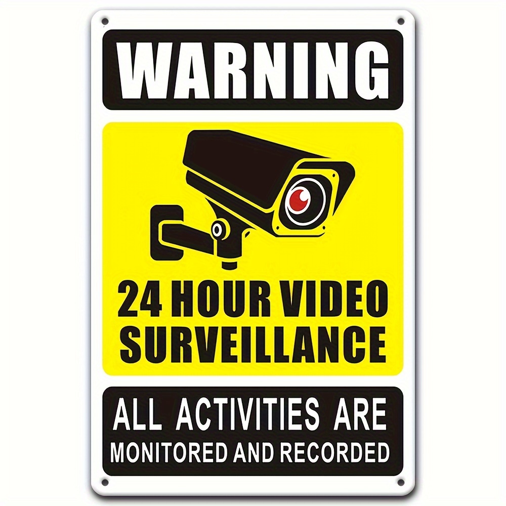 24/7 Video Surveillance Warnin - đánh giá và giá Home Cinema Outdoor