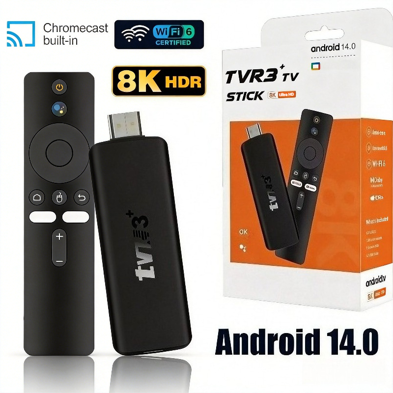 TVR3+ Android14 Smart TV Stick - đánh giá và giá 4K Media Player
