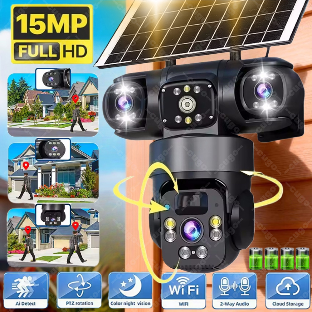 V380 3 Screen 3 Lens WIFI Came - đánh giá và giá Home Cinema Outdoor