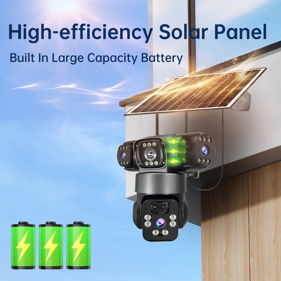 15MP V380 Pro Solar Camera Out - đánh giá và giá Home Cinema Wall Panels