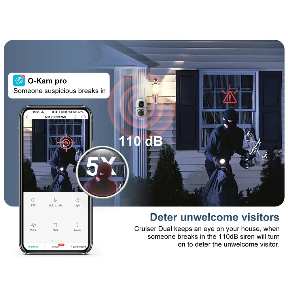 8MP HD Wifi Surveillance PTZ C - đánh giá và giá Home Cinema Outdoor