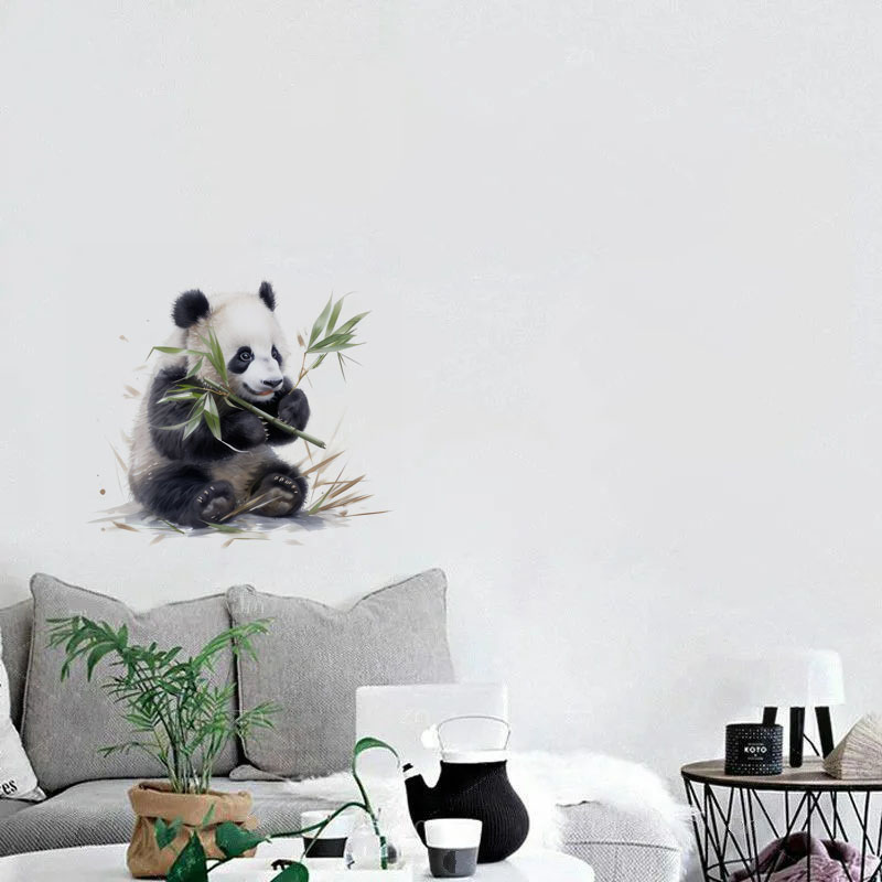 C76# Watercolor Panda Wall Sti - đánh giá và giá Home Cinema Wallpaper