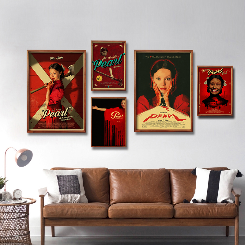 Retro Pearl Posters 2022 Horro - đánh giá và giá Home Cinema Wallpaper