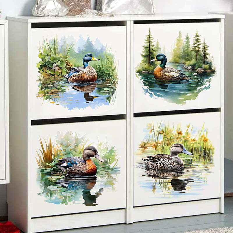 Cute Colorful  Swimming Duck W - đánh giá và giá Home Cinema Wallpaper