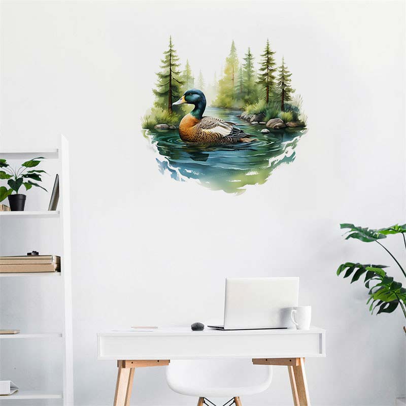 Cute Colorful  Swimming Duck W - đánh giá và giá Home Cinema Wallpaper