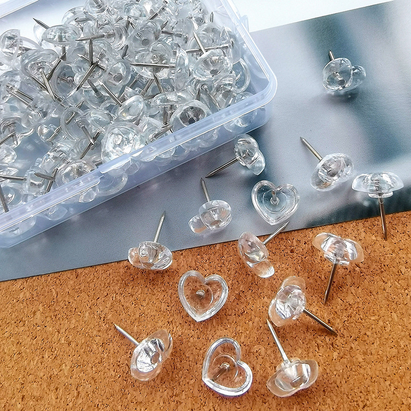 100 pcs Transparent love heart - đánh giá và giá Home Cinema Wall Panels