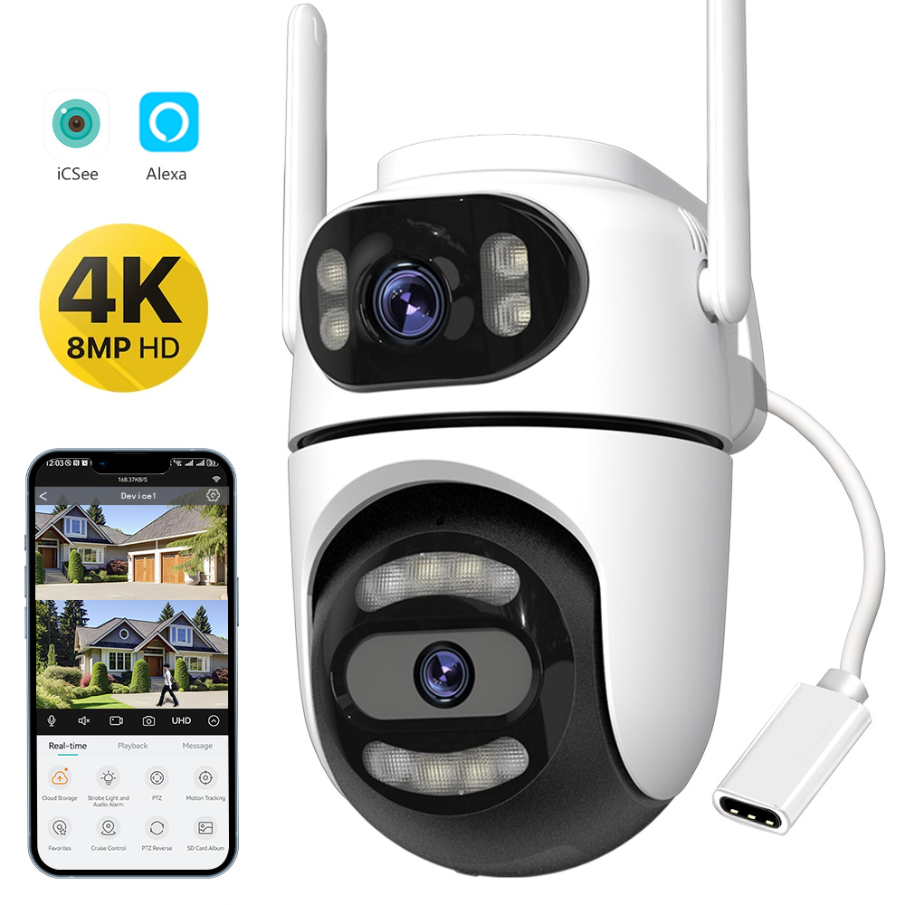 8MP 4K HD Wifi PTZ Camera iCse - đánh giá và giá Home Cinema Wall Panels