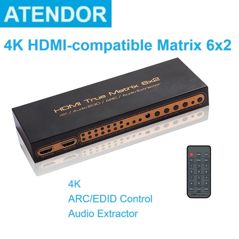 4K HDMI Matrix Switcher Splitt - đánh giá và giá Hdmi Arc Cable