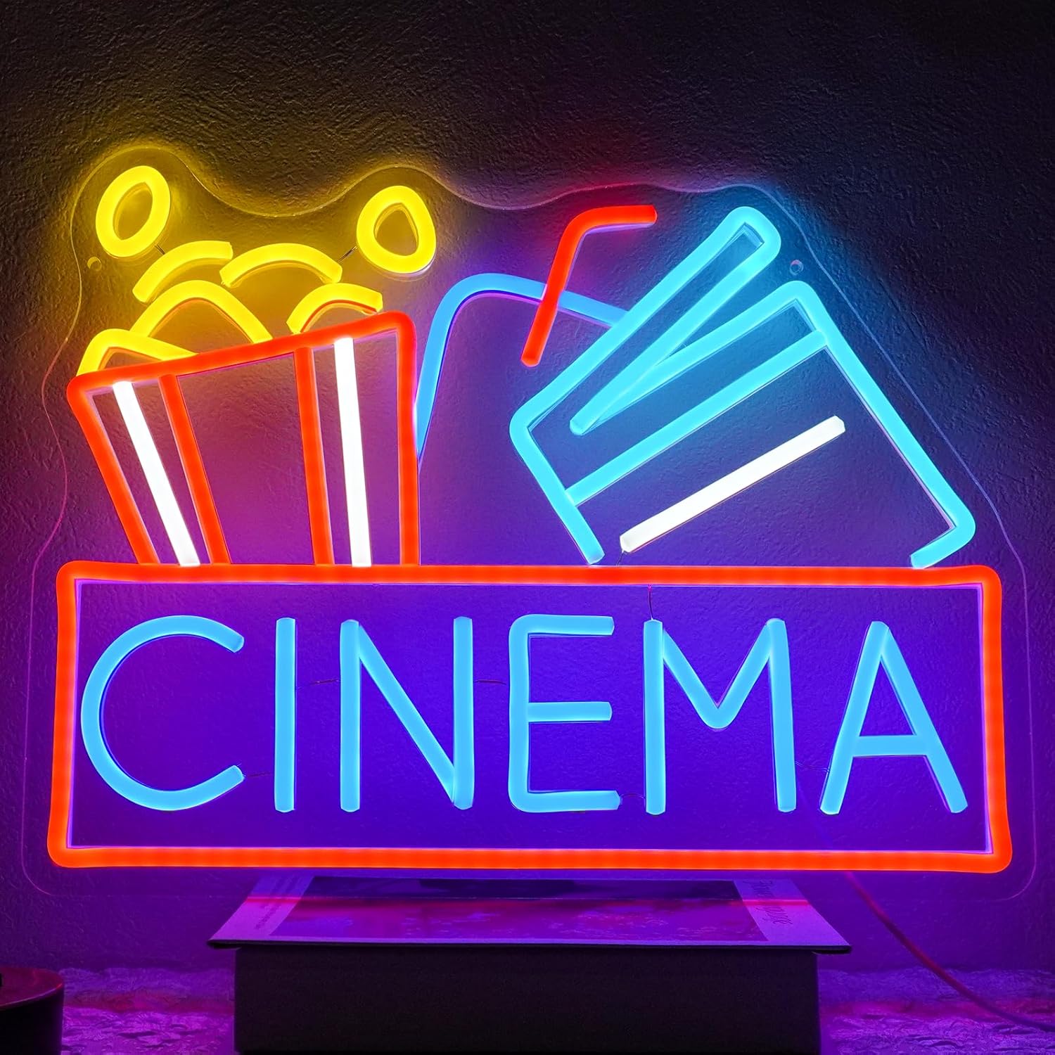 Cinema Neon Sign USB Powered L - đánh giá và giá Home Cinema Outdoor
