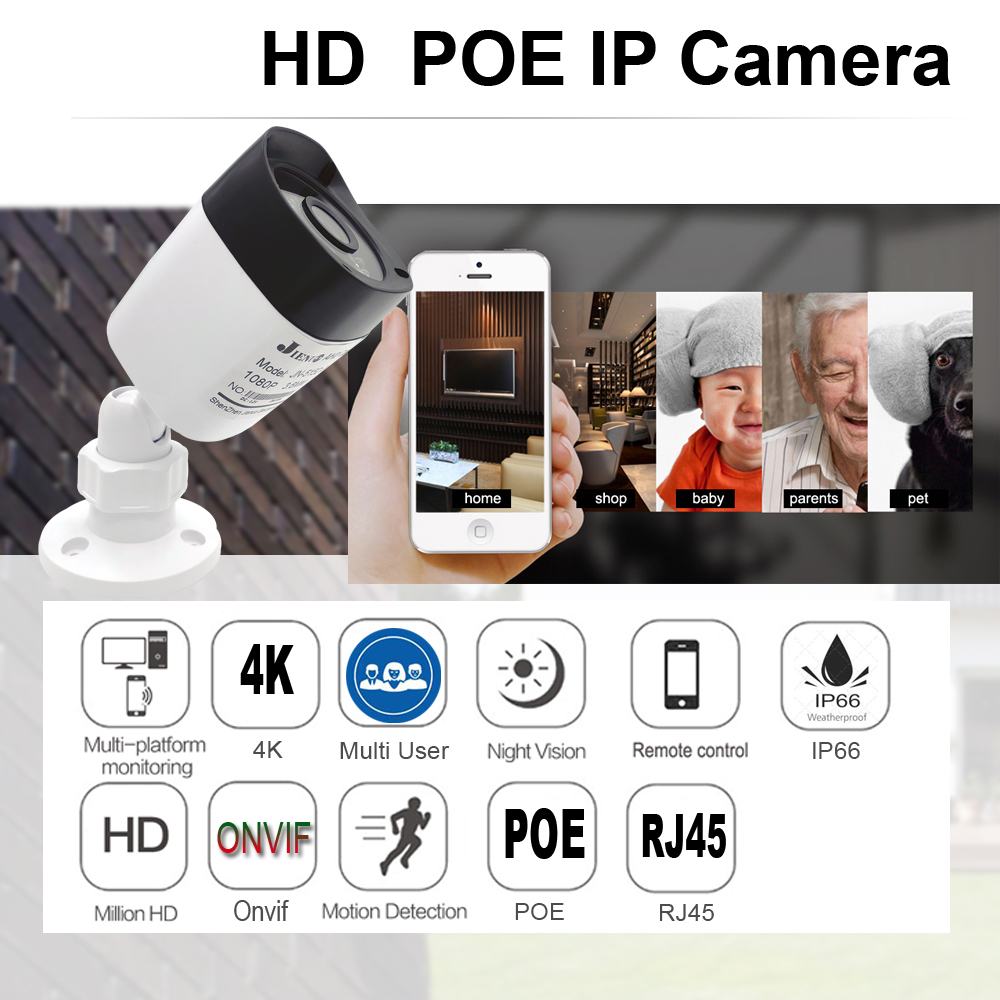 Poe Camera 8MP 4K Outdoor Wate - đánh giá và giá Home Cinema Outdoor